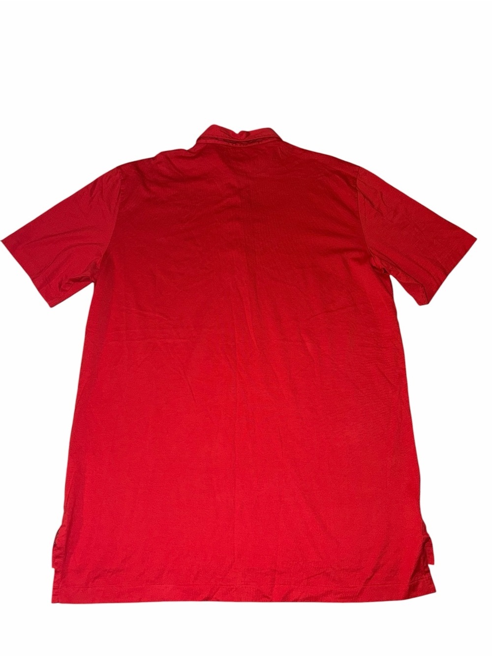 NWOT Polo Golf Ralph Lauren Men’s Golf Shirt Red Navy Large Pima Cotton - Picture 2 of 5